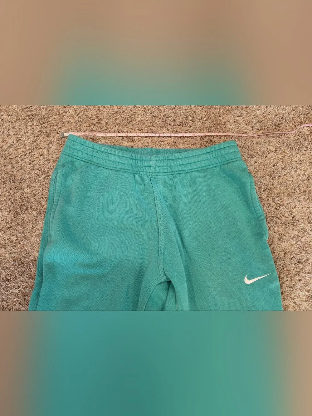 Nike Sportswear Club Fleece Men's Joggers Teal Sweatpants Size Large